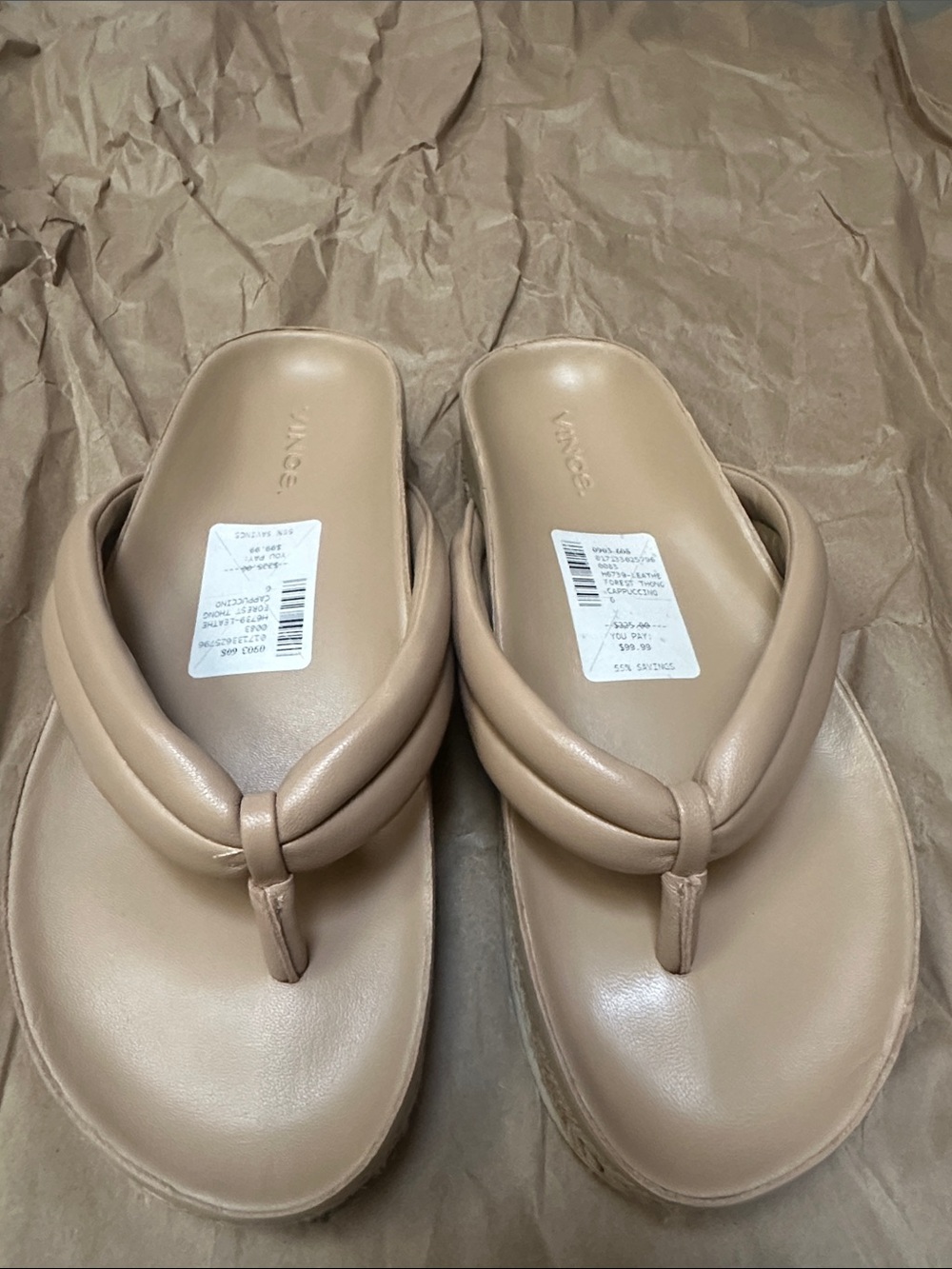 Vince sandals in Beige